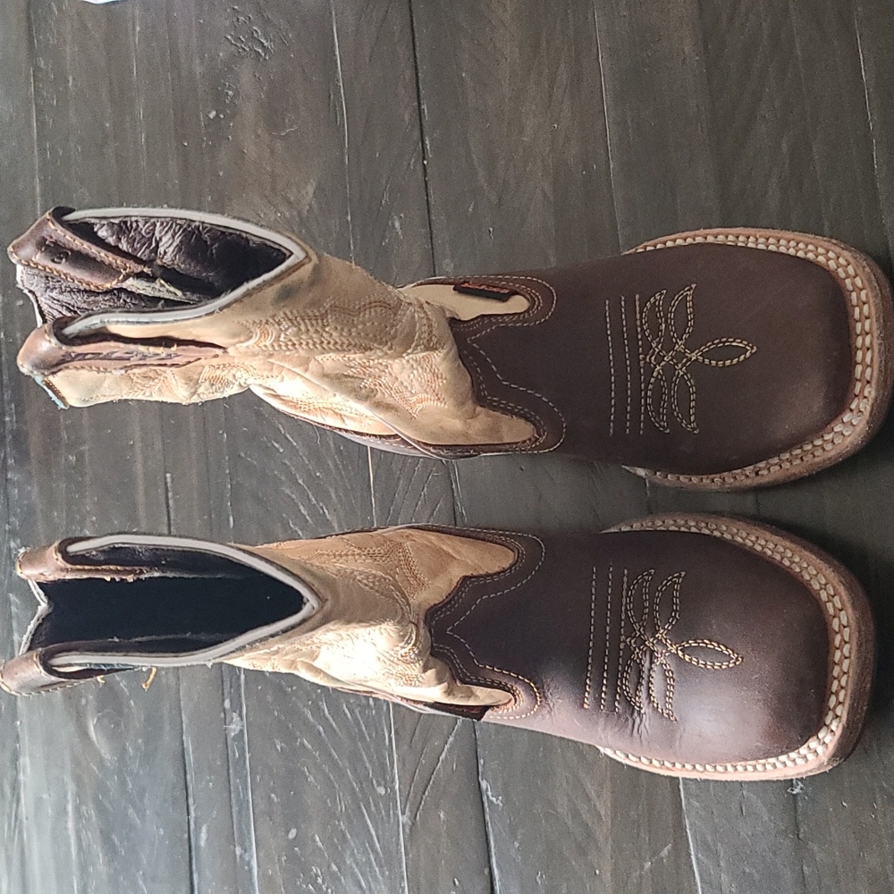 Raptor Boy Leather Cowboy boots